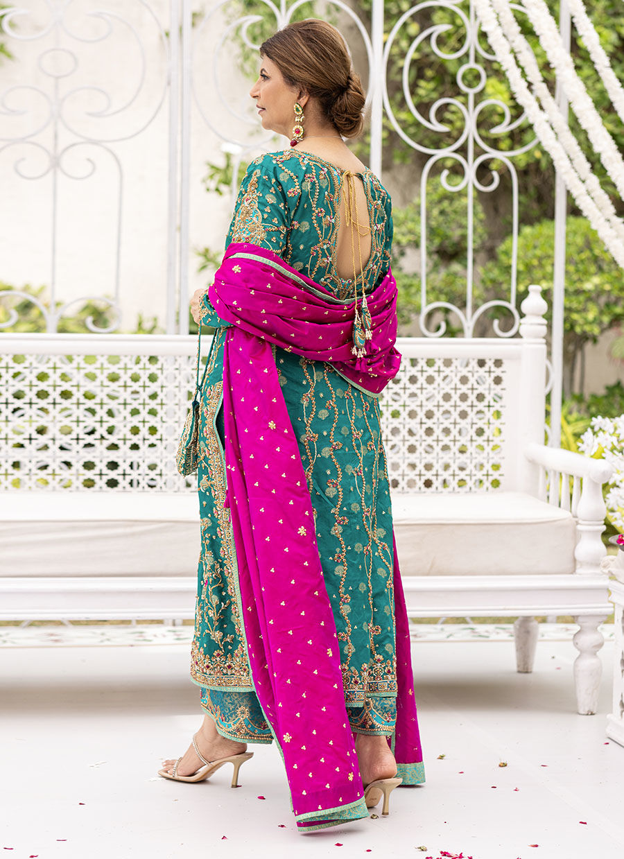 Avisa Emerald Kurta – Tehzeeb